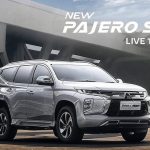 Banner promo bunga 0% untuk Mitsubishi Pajero Sport di Jakarta.