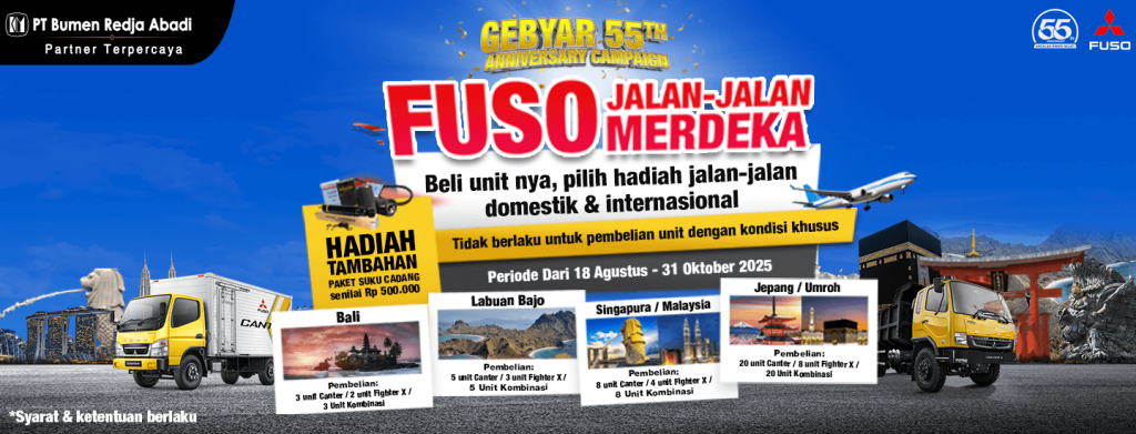 Promo FUSO Jalan-Jalan Merdeka di Mitsubishi Tebet