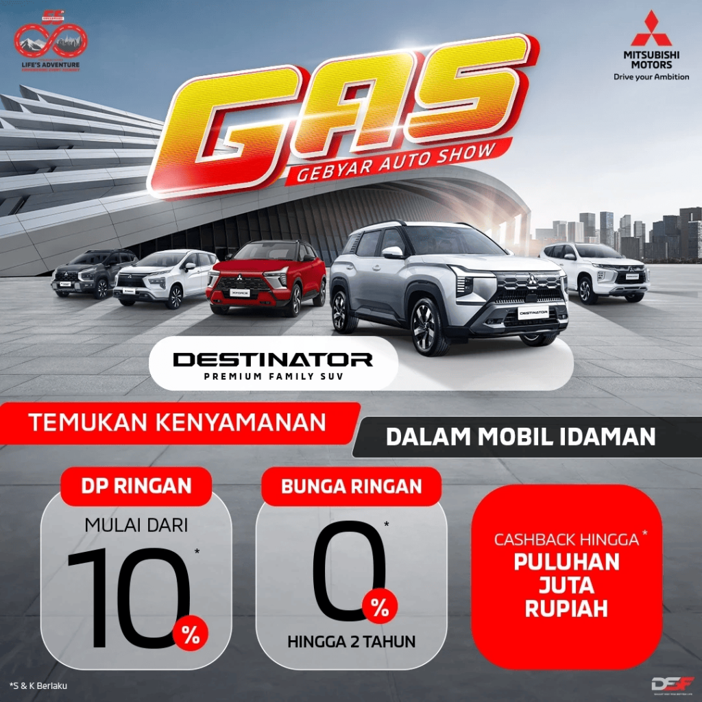 Poster promo Kredit Mitsubishi November 2025 Tebet – dealer Tebet Jakarta Selatan